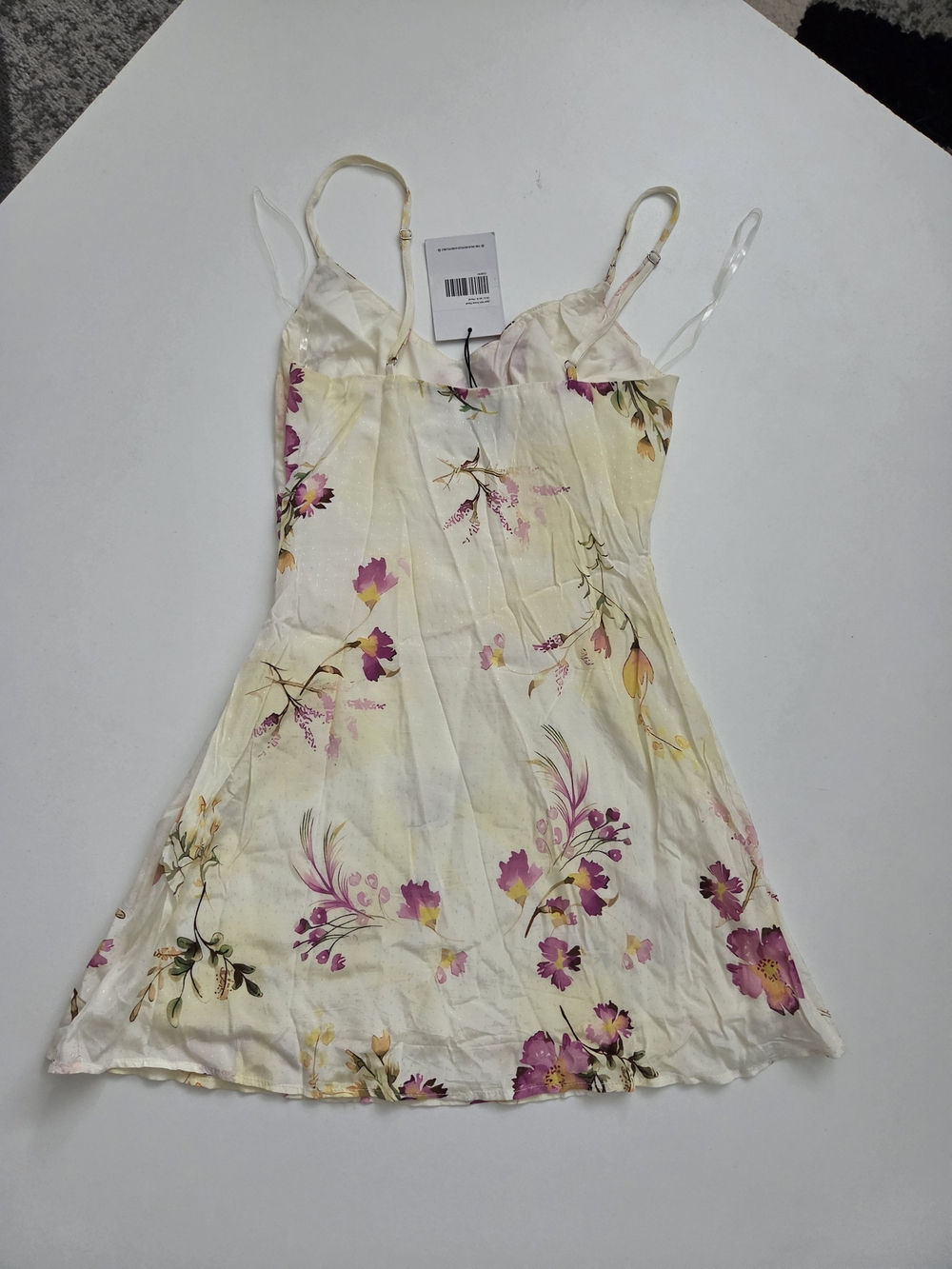 Princess Polly Jaye Mini Dress Floral Yellow NWT US 4 / AU 8